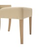 Καρέκλα Ditta PU εκρού- πόδι μασίφ ξύλο sonoma Υλικό: PU - SOLID WOOD BEECH 047-000030