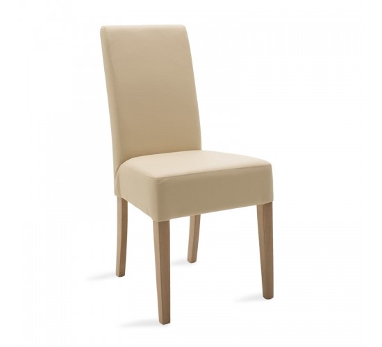 Καρέκλα Ditta PU εκρού- πόδι μασίφ ξύλο sonoma Υλικό: PU - SOLID WOOD BEECH 047-000030 Καρέκλα Ditta PU εκρού- πόδι μασίφ ξύλο sonoma Υλικό: PU - SOLID WOOD BEECH 047-000030