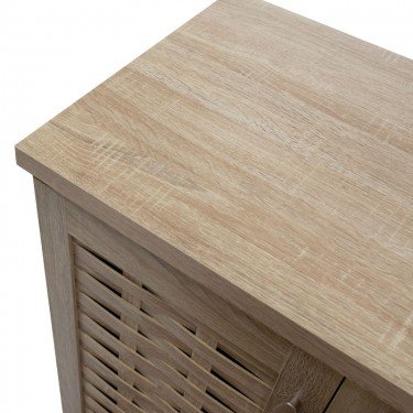 Παπουτσοθήκη-ντουλάπι MANTAM 12 ζεύγων χρώμα sonoma 78x40x92εκ Υλικό: CLIPBORD 16mm & TOP 3CM - 3D PAPER WOOD 049-000001