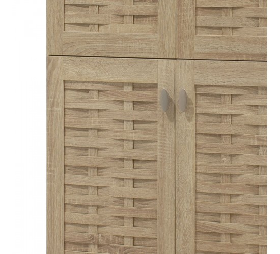 Παπουτσοθήκη-ντουλάπα MANTAM 24 ζεύγων χρώμα sonoma 78x40x170,5εκ Υλικό: CLIPBOARD 16mm & TOP 3CM - 3D PAPER WOOD 049-000007 Παπουτσοθήκη-ντουλάπα MANTAM 24 ζεύγων χρώμα sonoma 78x40x170,5εκ Υλικό: CLIPBOARD 16mm & TOP 3CM - 3D PAPER WOOD 049-000007