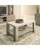Τραπέζι σαλονιού RIANO χρώμα sonoma 89,5x49,5x42,5εκ Υλικό: MELAMINE 16mm & TOP 3CM - 3D PAPER WOOD 049-000024 Τραπέζι σαλονιού RIANO χρώμα sonoma 89,5x49,5x42,5εκ Υλικό: MELAMINE 16mm & TOP 3CM - 3D PAPER WOOD 049-000024