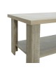 Τραπέζι σαλονιού RIANO χρώμα sonoma 89,5x49,5x42,5εκ Υλικό: MELAMINE 16mm & TOP 3CM - 3D PAPER WOOD 049-000024