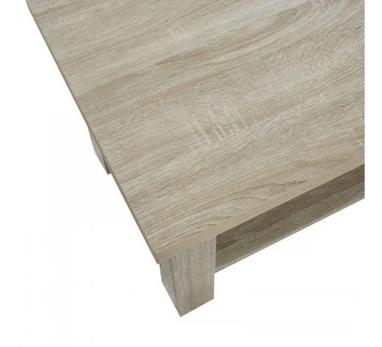 Τραπέζι σαλονιού RIANO χρώμα sonoma 89,5x49,5x42,5εκ Υλικό: MELAMINE 16mm & TOP 3CM - 3D PAPER WOOD 049-000024 Τραπέζι σαλονιού RIANO χρώμα sonoma 89,5x49,5x42,5εκ Υλικό: MELAMINE 16mm & TOP 3CM - 3D PAPER WOOD 049-000024