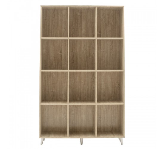 Βιβλιοθήκη FIRENZE χρώμα sonoma 107x28,6x178εκ Υλικό: CLIPBOARD 16mm - 3D PAPER WOOD 049-000045 Βιβλιοθήκη FIRENZE χρώμα sonoma 107x28,6x178εκ Υλικό: CLIPBOARD 16mm - 3D PAPER WOOD 049-000045