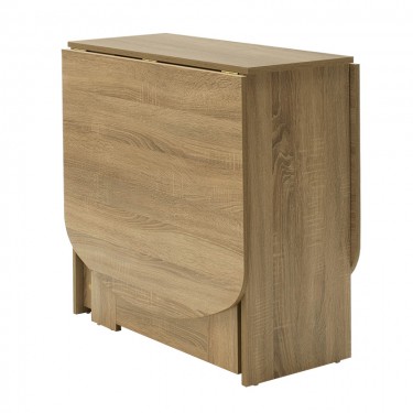 Τραπέζι Nadine πολυμορφικό-επεκτεινόμενο χρώμα sonoma 160x80x76.5εκ Υλικό: CHIPBOARD 049-000058