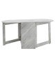 Τραπέζι Nadine πολυμορφικό-επεκτεινόμενο χρώμα λευκό μαρμάρου 160x80x76.5εκ Υλικό: CHIPBOARD 049-000060