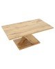 Τραπέζι σαλονιού Solange χρώμα sonoma 110x55x47.5εκ Υλικό: CHIPBOARD 049-000061