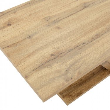 Τραπέζι σαλονιού Solange χρώμα sonoma 110x55x47.5εκ Υλικό: CHIPBOARD 049-000061
