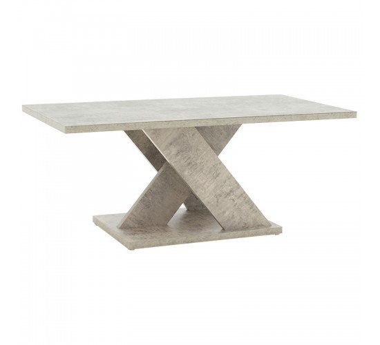 Τραπέζι σαλονιού Solange χρώμα γκρι antique 110x55x47.5εκ Υλικό: CHIPBOARD 049-000062