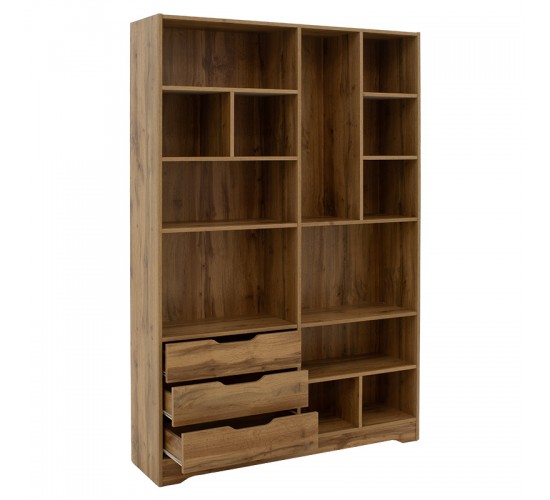 Βιβλιοθήκη Lucinda sonoma 120x29.8x180.5εκ Υλικό: CHIPBOARD 049-000067 Βιβλιοθήκη Lucinda sonoma 120x29.8x180.5εκ Υλικό: CHIPBOARD 049-000067