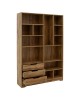 Βιβλιοθήκη Lucinda sonoma 120x29.8x180.5εκ Υλικό: CHIPBOARD 049-000067 Βιβλιοθήκη Lucinda sonoma 120x29.8x180.5εκ Υλικό: CHIPBOARD 049-000067