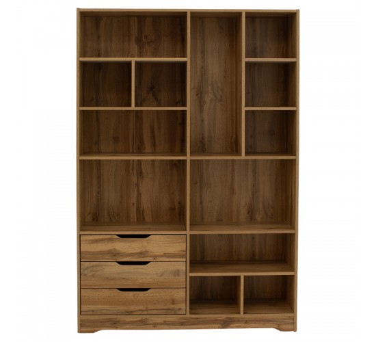 Βιβλιοθήκη Lucinda sonoma 120x29.8x180.5εκ Υλικό: CHIPBOARD 049-000067 Βιβλιοθήκη Lucinda sonoma 120x29.8x180.5εκ Υλικό: CHIPBOARD 049-000067