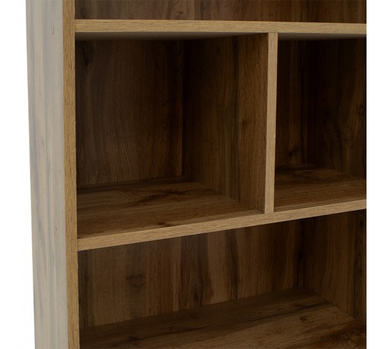 Βιβλιοθήκη Lucinda sonoma 120x29.8x180.5εκ Υλικό: CHIPBOARD 049-000067 Βιβλιοθήκη Lucinda sonoma 120x29.8x180.5εκ Υλικό: CHIPBOARD 049-000067