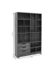 Βιβλιοθήκη Lucinda sonoma 120x29.8x180.5εκ Υλικό: CHIPBOARD 049-000067 Βιβλιοθήκη Lucinda sonoma 120x29.8x180.5εκ Υλικό: CHIPBOARD 049-000067