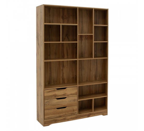 Βιβλιοθήκη Lucinda sonoma 120x29.8x180.5εκ Υλικό: CHIPBOARD 049-000067 Βιβλιοθήκη Lucinda sonoma 120x29.8x180.5εκ Υλικό: CHIPBOARD 049-000067