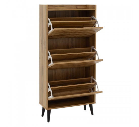 Παπουτσοθήκη Thelma 12 ζεύγων sonoma 60x23.8x131.6εκ Υλικό: CLIPBORD 049-000068 Παπουτσοθήκη Thelma 12 ζεύγων sonoma 60x23.8x131.6εκ Υλικό: CLIPBORD 049-000068