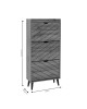 Παπουτσοθήκη Thelma 12 ζεύγων sonoma 60x23.8x131.6εκ Υλικό: CLIPBORD 049-000068 Παπουτσοθήκη Thelma 12 ζεύγων sonoma 60x23.8x131.6εκ Υλικό: CLIPBORD 049-000068