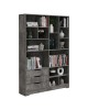Βιβλιοθήκη Lucinda γκρι oak 120x29.8x180.5εκ Υλικό: CHIPBOARD 049-000092 Βιβλιοθήκη Lucinda γκρι oak 120x29.8x180.5εκ Υλικό: CHIPBOARD 049-000092