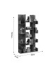 Βιβλιοθήκη Charles μελαμίνης γκρι oak 90x31x182.5εκ Υλικό: E1 PARTICLEBOARD 049-000093 Βιβλιοθήκη Charles μελαμίνης γκρι oak 90x31x182.5εκ Υλικό: E1 PARTICLEBOARD 049-000093