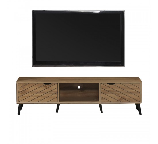 Έπιπλο τηλεόρασης Thelma sonoma μελαμίνης 150x40x41.6εκ Υλικό: LPL MELAMINE 049-000099 Έπιπλο τηλεόρασης Thelma sonoma μελαμίνης 150x40x41.6εκ Υλικό: LPL MELAMINE 049-000099