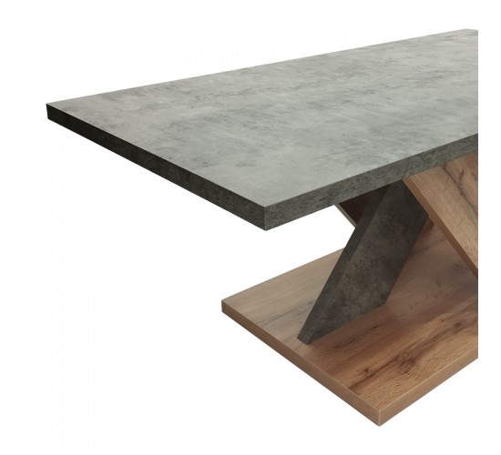 Τραπέζι σαλονιού Solange σε γκρι-sonoma απόχρωση 110x55x47.5εκ Υλικό: PARTICLE BOARD WITH LPL 049-000102 Τραπέζι σαλονιού Solange σε γκρι-sonoma απόχρωση 110x55x47.5εκ Υλικό: PARTICLE BOARD WITH LPL 049-000102
