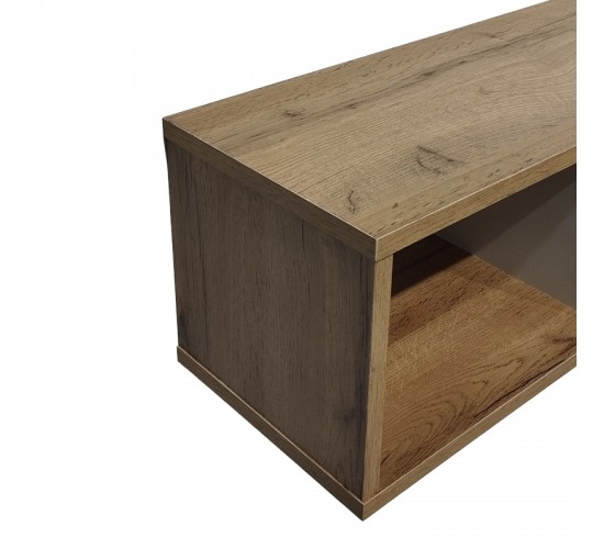 Ραφιέρα τοίχου Flevior σε sonoma με λευκή απόχρωση 90x22x25.6εκ Υλικό: PARTICLE BOARD WITH LPL 049-000103 Ραφιέρα τοίχου Flevior σε sonoma με λευκή απόχρωση 90x22x25.6εκ Υλικό: PARTICLE BOARD WITH LPL 049-000103