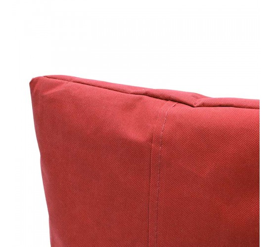 Πουφ πολυθρόνα Norm υφασμάτινο αδιάβροχο κόκκινο Υλικό: 600D High Quality Fabric - 100%  Waterproof - 100%  Polyester - Filling: Virgin EPS Beads 056-000001