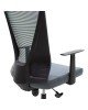 Καρέκλα γραφείου διευθυντή Ghost με ύφασμα mesh χρώμα μαύρο - γκρι Υλικό: FABRIC MESH 069-000008