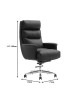 Καρέκλα γραφείου διευθυντή Nagal PU σε μαύρη απόχρωση 71x73x117-123εκ Υλικό: PU - METAL 069-000080