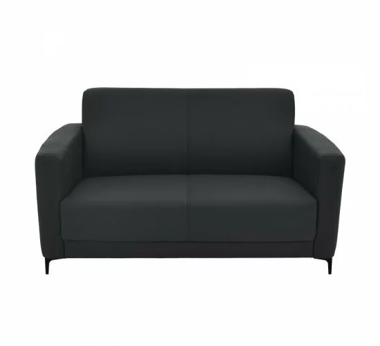 Καναπές διθέσιος Sidica I PU σε μαύρη απόχρωση 135x78x83εκ Υλικό: PU - METAL -WOOD 069-000085 Καναπές διθέσιος Sidica I PU σε μαύρη απόχρωση 135x78x83εκ Υλικό: PU - METAL -WOOD 069-000085