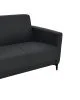 Καναπές διθέσιος Sidica I PU σε μαύρη απόχρωση 135x78x83εκ Υλικό: PU - METAL -WOOD 069-000085 Καναπές διθέσιος Sidica I PU σε μαύρη απόχρωση 135x78x83εκ Υλικό: PU - METAL -WOOD 069-000085