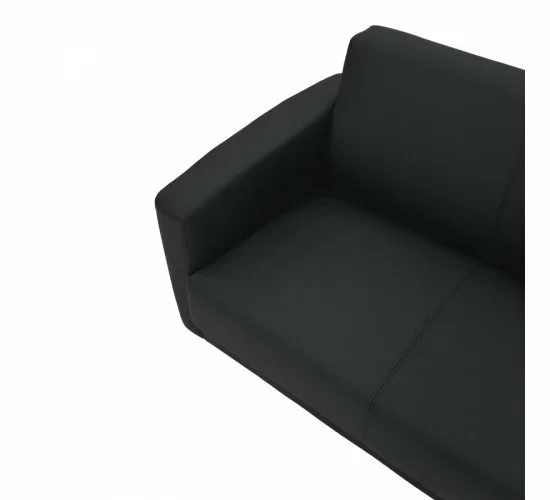 Καναπές διθέσιος Sidica I PU σε μαύρη απόχρωση 135x78x83εκ Υλικό: PU - METAL -WOOD 069-000085 Καναπές διθέσιος Sidica I PU σε μαύρη απόχρωση 135x78x83εκ Υλικό: PU - METAL -WOOD 069-000085