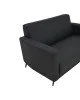 Καναπές διθέσιος Sidica I PU σε μαύρη απόχρωση 135x78x83εκ Υλικό: PU - METAL -WOOD 069-000085 Καναπές διθέσιος Sidica I PU σε μαύρη απόχρωση 135x78x83εκ Υλικό: PU - METAL -WOOD 069-000085