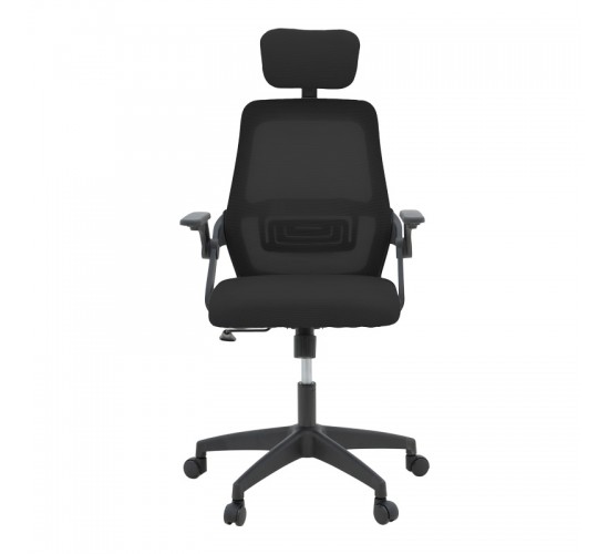 Καρέκλα γραφείου Peja mesh ύφασμα μαύρο 58x60x107-117εκ Υλικό: MESH - FABRIC - METAL 069-000088 Καρέκλα γραφείου Peja mesh ύφασμα μαύρο 58x60x107-117εκ Υλικό: MESH - FABRIC - METAL 069-000088