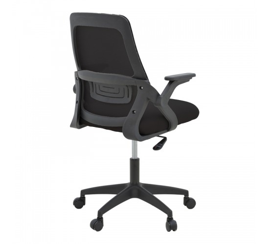 Καρέκλα γραφείου Reji mesh ύφασμα μαύρο 58x60x89-99εκ Υλικό: MESH - FABRIC - METAL 069-000092 Καρέκλα γραφείου Reji mesh ύφασμα μαύρο 58x60x89-99εκ Υλικό: MESH - FABRIC - METAL 069-000092