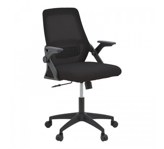 Καρέκλα γραφείου Reji mesh ύφασμα μαύρο 58x60x89-99εκ Υλικό: MESH - FABRIC - METAL 069-000092 Καρέκλα γραφείου Reji mesh ύφασμα μαύρο 58x60x89-99εκ Υλικό: MESH - FABRIC - METAL 069-000092
