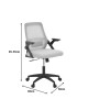 Καρέκλα γραφείου Reji mesh ύφασμα μαύρο 58x60x89-99εκ Υλικό: MESH - FABRIC - METAL 069-000092 Καρέκλα γραφείου Reji mesh ύφασμα μαύρο 58x60x89-99εκ Υλικό: MESH - FABRIC - METAL 069-000092