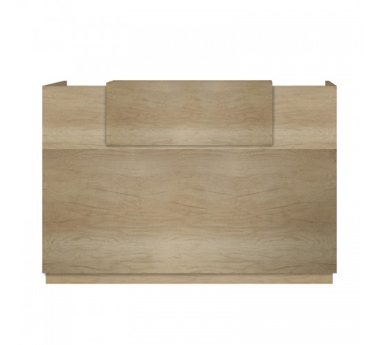 Γραφείο reception Lotus σε χρώμα φυσικό 180x70x110εκ Υλικό: CLIPBOARD WITH MELAMINE 25mm & 16mm 069-000100