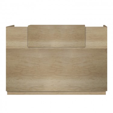 Γραφείο reception Lotus σε χρώμα φυσικό 200x70x110εκ Υλικό: CLIPBOARD WITH MELAMINE 25mm & 16mm 069-000101