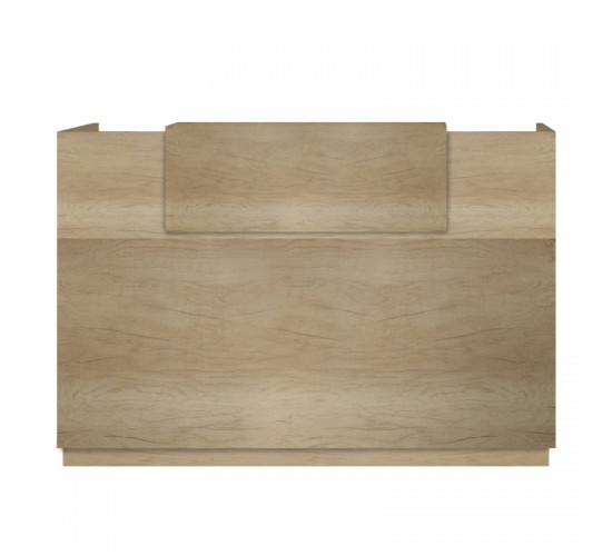 Γραφείο reception Lotus σε χρώμα φυσικό 200x70x110εκ Υλικό: CLIPBOARD WITH MELAMINE 25mm & 16mm 069-000101