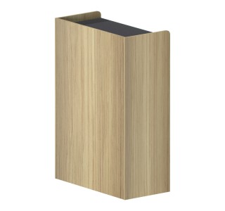 Ντουλάπι γραφείου χαμηλό Lotus σε φυσική-ανθρακί απόχρωση 80x40x120εκ Υλικό: Top panel 25mm MFC - Rest are 15mm MFC - MFC door With locker 069-000115