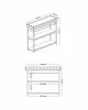 Κονσόλα PWF-0629 λευκό-μαύρο 102x32x83εκ Υλικό: 100% MELAMINE COATED PARTICLE BOARD 18mm. METAL 071-001502 Κονσόλα PWF-0629 λευκό-μαύρο 102x32x83εκ Υλικό: 100% MELAMINE COATED PARTICLE BOARD 18mm. METAL 071-001502