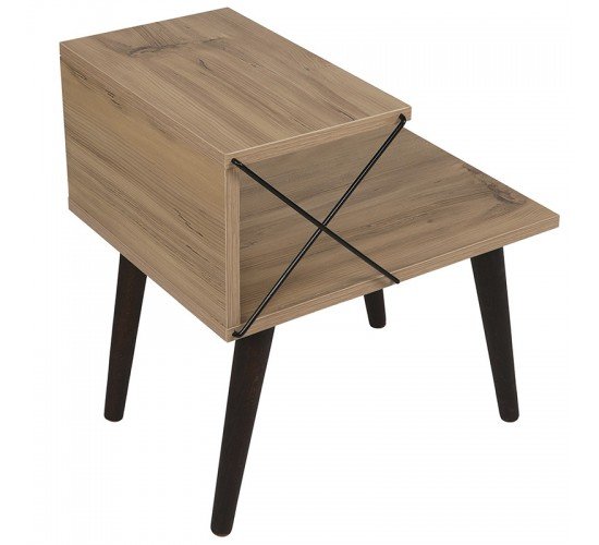 Βοηθητικό τραπέζι-κομοδίνο Gather sonoma-καρυδί 50x40x55εκ Υλικό: CHIPBOARD 18MM WITH MELAMINE 071-001532 Βοηθητικό τραπέζι-κομοδίνο Gather sonoma-καρυδί 50x40x55εκ Υλικό: CHIPBOARD 18MM WITH MELAMINE 071-001532