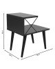 Βοηθητικό τραπέζι-κομοδίνο Gather sonoma-καρυδί 50x40x55εκ Υλικό: CHIPBOARD 18MM WITH MELAMINE 071-001532 Βοηθητικό τραπέζι-κομοδίνο Gather sonoma-καρυδί 50x40x55εκ Υλικό: CHIPBOARD 18MM WITH MELAMINE 071-001532