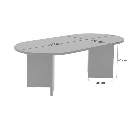 Τραπέζι σαλονιού Tabletod σε καρυδί απόχρωση 119x60x40εκ Υλικό: MELAMINE COATED PARTICLE BOARD 071-001604 Τραπέζι σαλονιού Tabletod σε καρυδί απόχρωση 119x60x40εκ Υλικό: MELAMINE COATED PARTICLE BOARD 071-001604