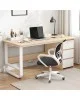 Γραφείο Salto με συρταριέρα MDF φυσικό-λευκό 120x48x74εκ Υλικό: METAL - MDF 072-000068 Γραφείο Salto με συρταριέρα MDF φυσικό-λευκό 120x48x74εκ Υλικό: METAL - MDF 072-000068