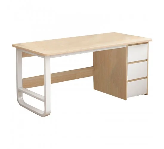 Γραφείο Salto με συρταριέρα MDF φυσικό-λευκό 120x48x74εκ Υλικό: METAL - MDF 072-000068 Γραφείο Salto με συρταριέρα MDF φυσικό-λευκό 120x48x74εκ Υλικό: METAL - MDF 072-000068