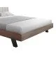 Κρεβάτι Frankly διπλό oak-μπεζ pu 150x200εκ Υλικό: MELAMINE 072-000092 Κρεβάτι Frankly διπλό oak-μπεζ pu 150x200εκ Υλικό: MELAMINE 072-000092
