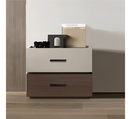 Κομοδίνο Sonlen mdf σε καρυδί-μπεζ απόχρωση 60x40x44.5εκ Υλικό: MELAMINE - MDF 072-000105 Κομοδίνο Sonlen mdf σε καρυδί-μπεζ απόχρωση 60x40x44.5εκ Υλικό: MELAMINE - MDF 072-000105