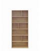 Βιβλιοθήκη Evergin mdf σε oak απόχρωση 80x30x180εκ Υλικό: 15MM MDF MELAMINE 072-000152